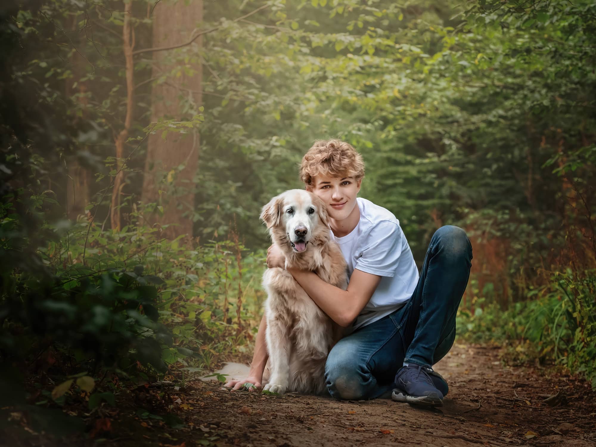Nic Bisseker Photography dog and owner photoshoot surrey